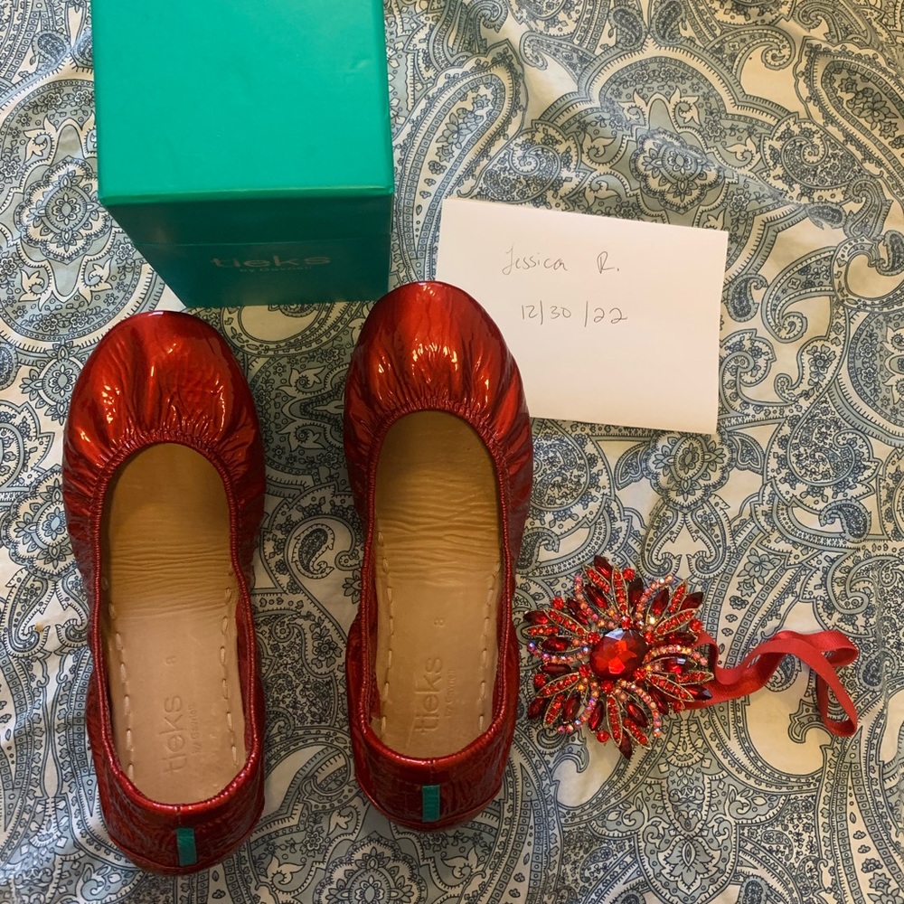 EUC Red Diamond Tieks